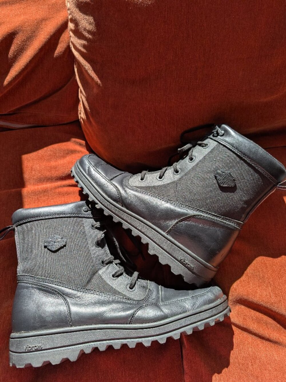 Harley Davidson women's size 11 Tallmadge 6" lace motorcycle riding boots